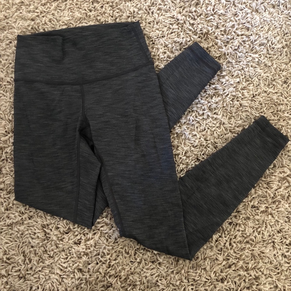 Heather grey lululemon leggings size 4